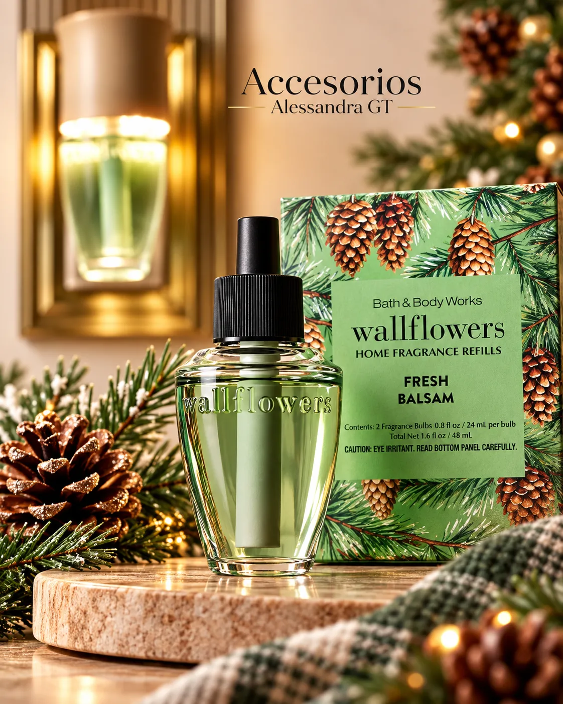 Set de 3 Fragancias Wallflowers – Bath & Body Works