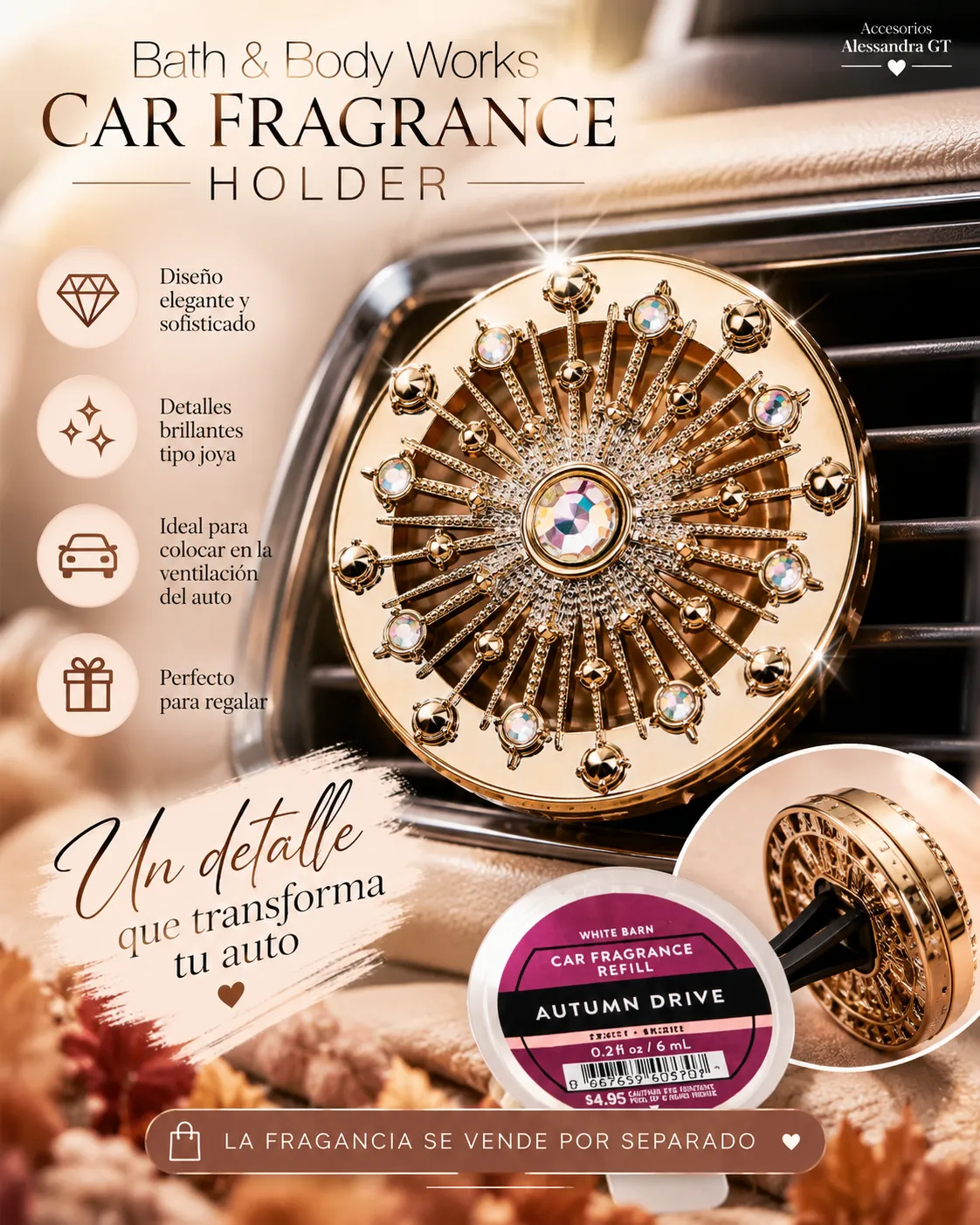 Dispensador de fragancia para coche